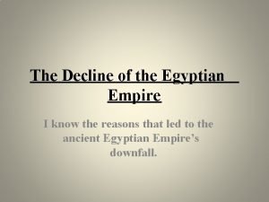 The egyptian empire