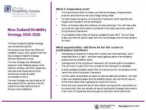 New zealand disability strategy