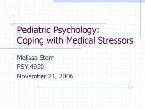 Melissa stern psychologist