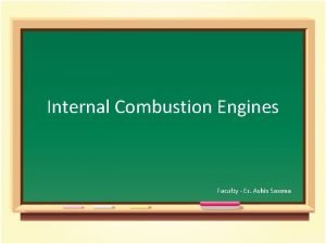 Internal Combustion Engines Faculty Er Ashis Saxena Index