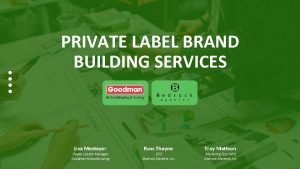 Brand building services