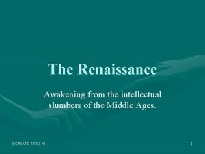 Renaissance awakening