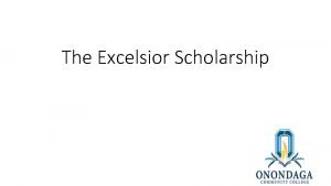 Excelsior scholarship eligibility