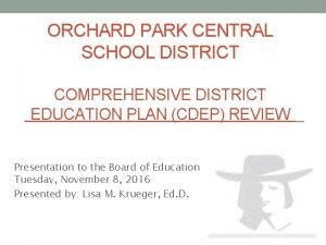 Orchard park central school district Orchard park central school district
