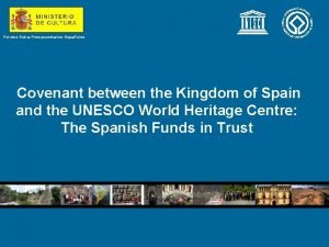 Fondos ExtraPresupuestarios Espaoles Covenant between the Kingdom of