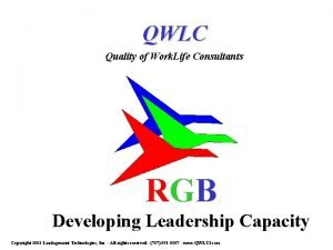 QWLC Quality of Work Life Consultants RGB Developing