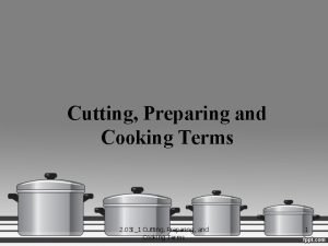 Cooking term fold