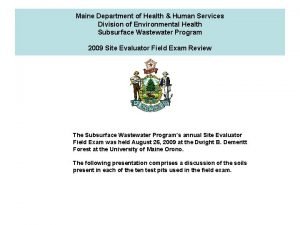 Maine department of health and human services