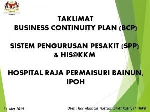 Sistem his kkm