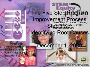 The Five Step Program Improvement Process Step Two