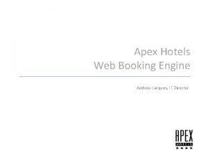 Www apexhotels.co.uk