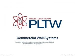 Commercial wall section