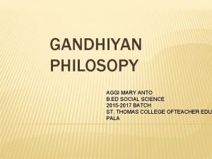 Gandhism