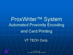 Iproxcard programmer