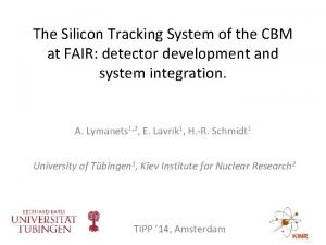 The Silicon Tracking System of the CBM at