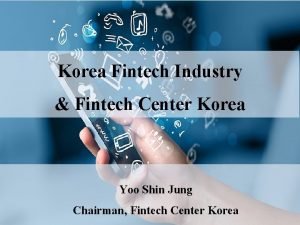 Fintech center korea