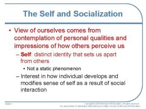 Socialization process