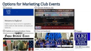 Duke marketing club