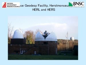 Space geodesy facility