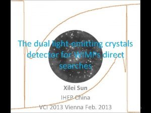 The dual lightemitting crystals detector for WIMPs direct