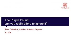 The Purple Pound can you really afford to