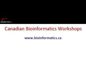 Bioinformatics.ca