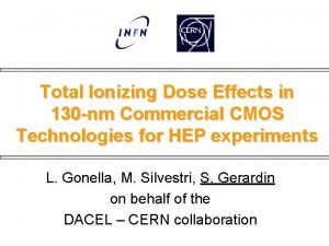 Total Ionizing Dose Effects in 130 nm Commercial