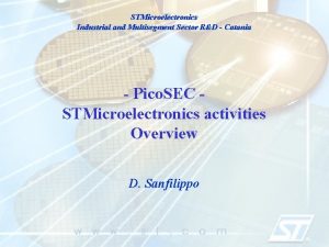 Stmicroelectronics catania