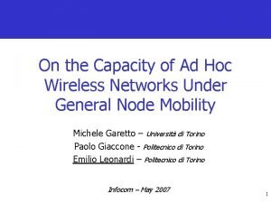 On the Capacity of Ad Hoc Wireless Networks