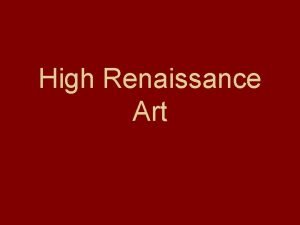 High Renaissance Art Leonardo Leonardo Da Vinci Self