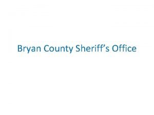 Bryan County Sheriffs Office Title VII of the