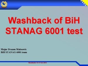 Stanag 6001 test