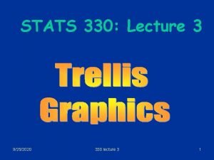 STATS 330 Lecture 3 9252020 330 lecture 3