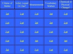 3 States of Matter Solid Liquid Vocabulary Measurements