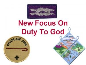Duty to god activities