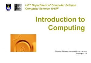 Uct computer