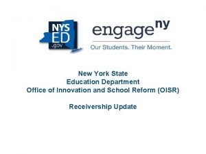 New York State Education Department Office of Innovation