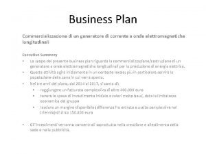 Generatore di business