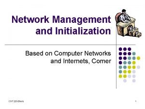 Network Management and Initialization Based on Computer Networks