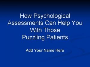 Bbhi 2 psychological test Bbhi 2 psychological test