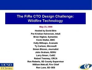 Wildfire technology integration