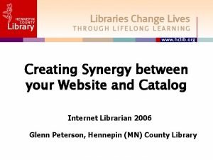 Creating Synergy between your Website and Catalog Internet