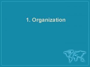 1 Organization Tradition CIA FBI Cold War Ends