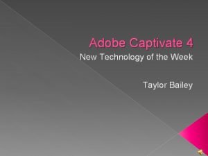 Adobe captivate 4