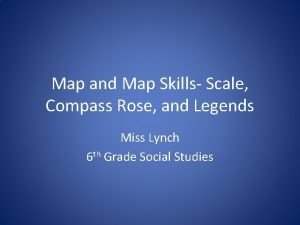 Map skills scale