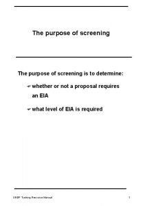 Eia process flowchart