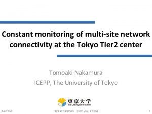Multisite network monitoring