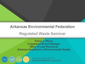 Arkansas environmental federation
