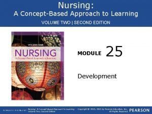 Nursing a concept based approach to learning