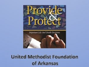 United methodist foundation of arkansas